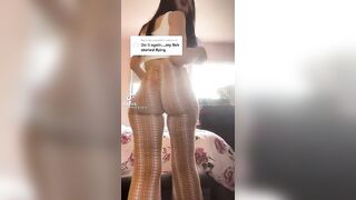 Just sinking in them pants