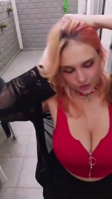 May I bounce my tits on your face?