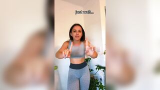 Sexy TikTok Girls: Maybe these leggings are too op and should be nerfed? #1