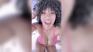 Sexy TikTok Girls: She definitely brought waves to the beach ♥️♥️ #1