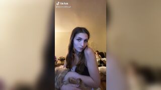 Sexy TikTok Girls: She definitely beat that kitty ♥️♥️ after this! #1