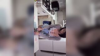 Sexy TikTok Girls: Busty Asian TikTokThot teaches us how to cook #2