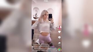 Sexy TikTok Girls: Me just thotting around Tik Tok. Short or long? #4