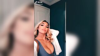 Sexy TikTok Girls: Let the tits out Hanna... #1