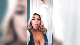 Sexy TikTok Girls: Let the tits out Hanna... #3