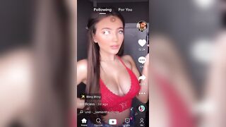 Sexy TikTok Girls: @lillicassidy showing us her tits are fucking huge #2