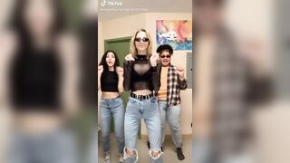 Sexy TikTok Girls: The blonde crazy girl boobs again #2