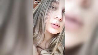 Sexy TikTok Girls: The blonde girl boobs again #2