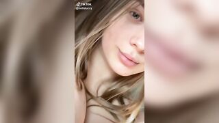 Sexy TikTok Girls: The blonde girl boobs again #3