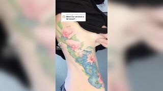 Sexy TikTok Girls: Underboob and tattoo #3