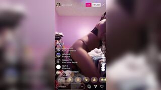 Sexy TikTok Girls: Yesismood on tiktok got wild on her insta live ♥️♥️ #2