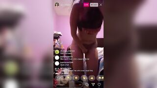 Sexy TikTok Girls: Yesismood on tiktok got wild on her insta live ♥️♥️ #3