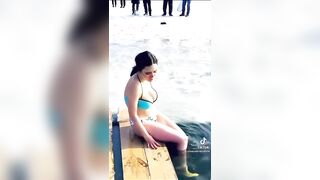 Sexy TikTok Girls: Ice bath #4