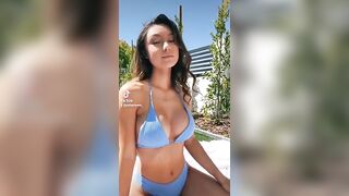 Sexy TikTok Girls: Let's turn to the side. Pretty though. #2