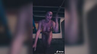 Sexy TikTok Girls: unbelievable short-haired babe.... #4