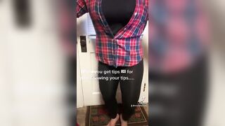 Sexy TikTok Girls: Shaking my Huge Tits for your viewing pleasure! TikTok ⬇️ #2