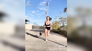 Sexy TikTok Girls: Slow motion jogging #3