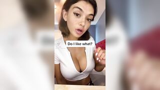 I would give her a cream pie every day