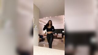 Sexy TikTok Girls: Leather booty #2