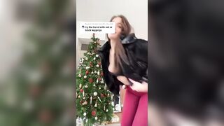 Sexy TikTok Girls: I've all of a sudden like red leggings #2