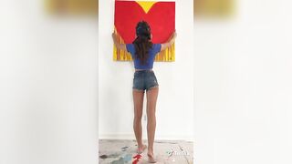 Sexy TikTok Girls: I like the ART❤️ #2