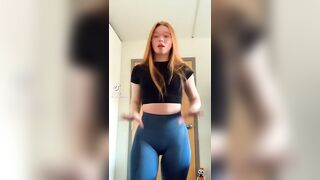 Sexy TikTok Girls: Slim thick redhead ♥️♥️‍♥️♥️ #1