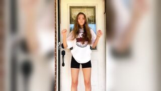 Sexy TikTok Girls: I wish she would turn around. You can see that cute little ass jiggle from the front. 18yr old. #2