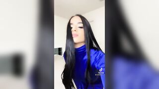 Sexy TikTok Girls: Sexy blue dress deserves the Monica Lewinsky treatment #4