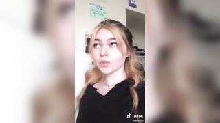 Sexy TikTok Girls: Lil ahegao schoolgirl #4
