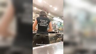 Sexy TikTok Girls: Here she is again making a coffe #4
