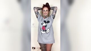 Sexy TikTok Girls: Tattooed red head #2