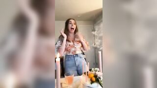Sexy TikTok Girls: That’s one way too blow out the candles.. #2