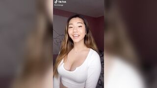 Sexy TikTok Girls: Bouncy busty Asian #3