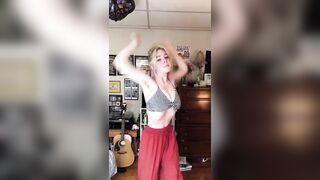 Sexy TikTok Girls: Compilation of a 19 year old who loves to show off her big natural tits #2