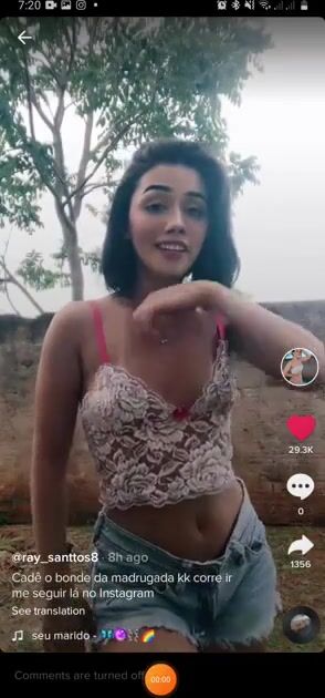 Slight slip, she has a bunch of videos that come close too.