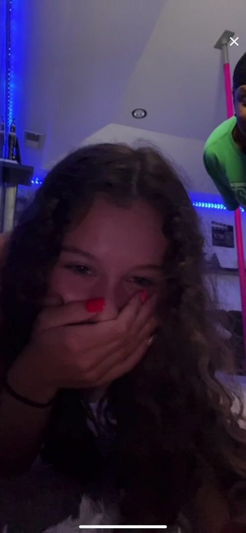 Best clip I could from her TikTok live