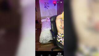 Tiktok Nipslips: Topless on live #2