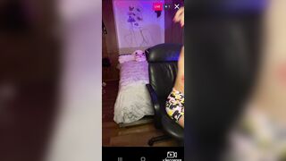 Tiktok Nipslips: Topless on live #3