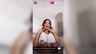 fine ass spanish milf get on this live see if she slips again!