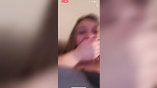 TikTok Hot Live: Was just live think she got banned nipple slips and was getting fucked #4