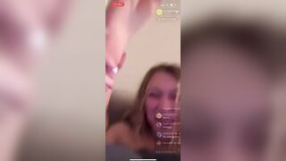 TikTok Hot Live: Was just live think she got banned nipple slips and was getting fucked #3