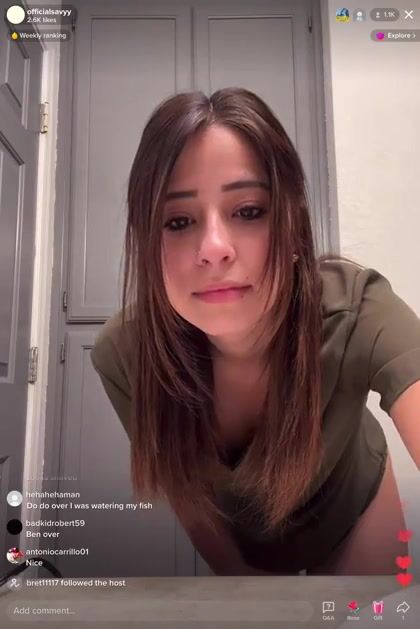 Some more of her. She got blocked in like 3 minutes
