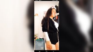 TikTok Hot Live: Slight pussy slip #2