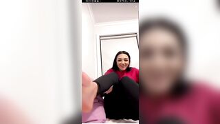 TikTok Feet: some random on live ♥️♥️ #3