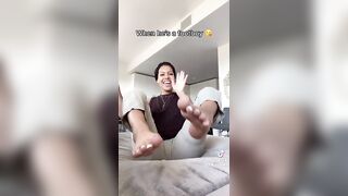 TikTok Feet: Damn you hit the spot ♥️♥️ #4