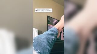 TikTok Feet: more white toes #4