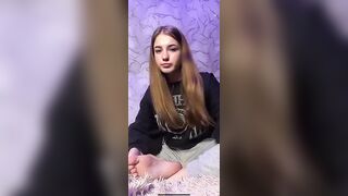 TikTok Feet: More of Blonde but different position #1