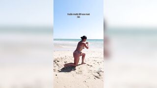 Sexy TikTok Girls: Beach Workout #2