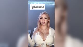 Sexy TikTok Girls: Tutorial on how to touch the ceiling #2