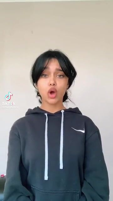 Her caption was "My Pamela Anderson look" I think she did a good job